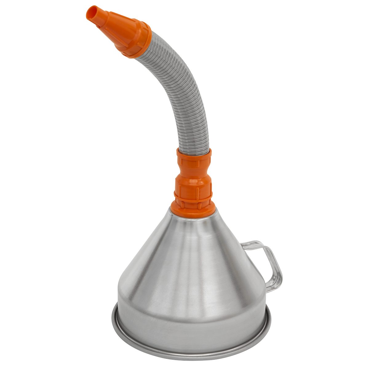 Sealey FM20F Metal Flexible Spout Funnel with Filter 200mm - additional view 2