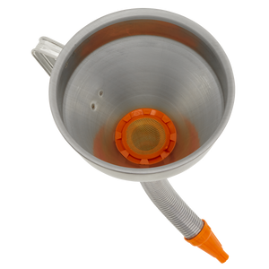 Sealey FM20F Metal Flexible Spout Funnel with Filter 200mm - additional view 3