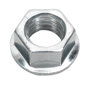 Sealey FN10 Zinc Plated Serrated Flange Nut M10 - Pack of 100