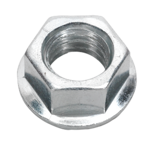 Sealey FN10 Zinc Plated Serrated Flange Nut M10 - Pack of 100