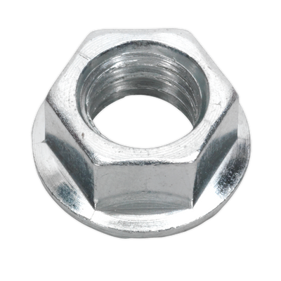 Sealey FN10 Zinc Plated Serrated Flange Nut M10 - Pack of 100