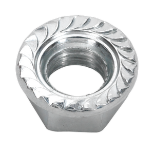 Sealey FN10 Zinc Plated Serrated Flange Nut M10 - Pack of 100 - additional view 3