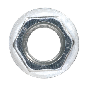 Sealey FN10 Zinc Plated Serrated Flange Nut M10 - Pack of 100 - additional view 5