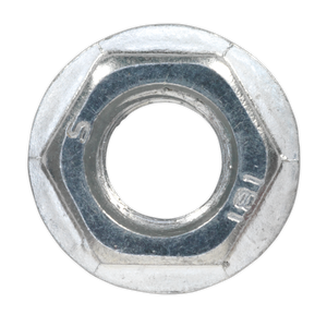 Sealey FN12 Zinc Plated Serrated Flange Nut M12 - Pack of 50 - additional view 5