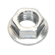 Sealey FN5 Zinc Plated Serrated Flange Nut M5 - Pack of 100