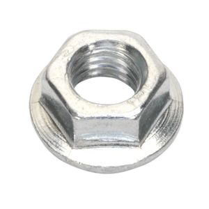 Sealey FN5 Zinc Plated Serrated Flange Nut M5 - Pack of 100