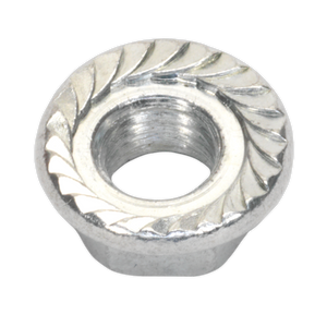 Sealey FN5 Zinc Plated Serrated Flange Nut M5 - Pack of 100 - additional view 4