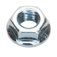 Sealey FN8 Zinc Plated Serrated Flange Nut M8 - Pack of 100