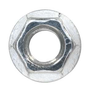 Sealey FN8 Zinc Plated Serrated Flange Nut M8 - Pack of 100 - additional view 5
