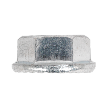 Sealey FN10 Zinc Plated Serrated Flange Nut M10 - Pack of 100 - additional view 2