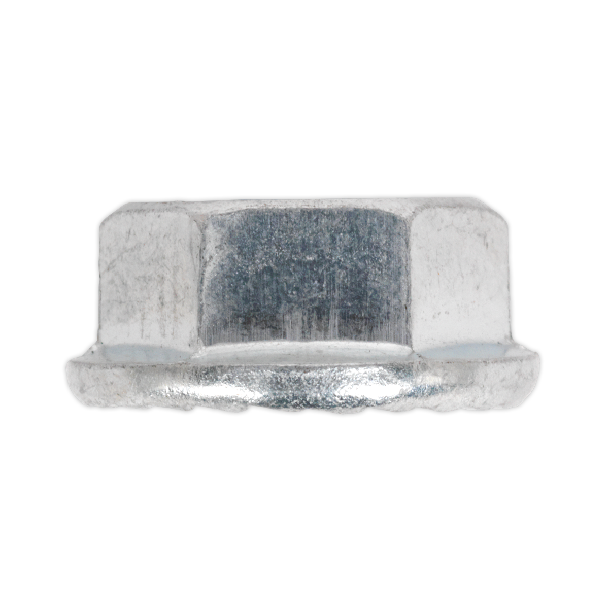 Sealey FN8 Zinc Plated Serrated Flange Nut M8 - Pack of 100 - additional view 2