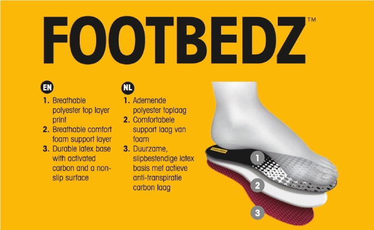 Buckbootz Footbedz Comfort Insoles – 1 Pair