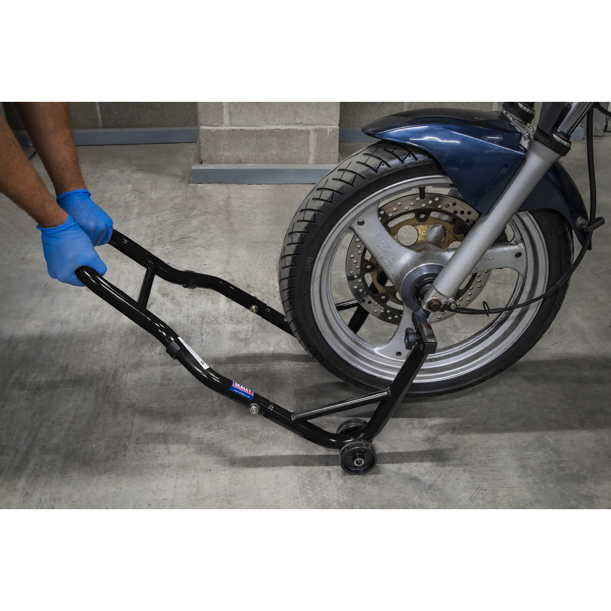 Sealey FPS1KD Universal Front Paddock Stand with Rubber Supports - additional view 5