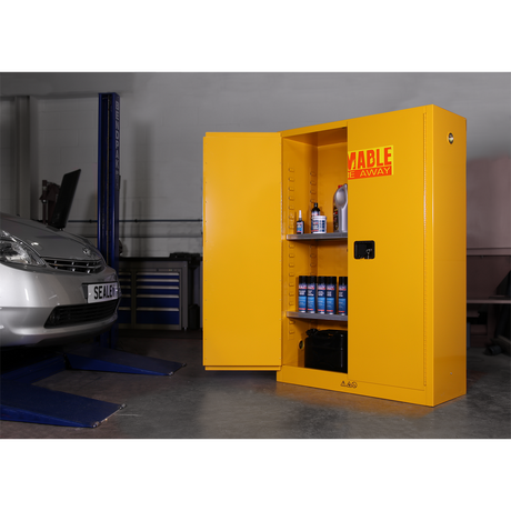 Sealey FSC10 Flammables Storage Cabinet 1095 x 460 x 1655mm - additional view 2