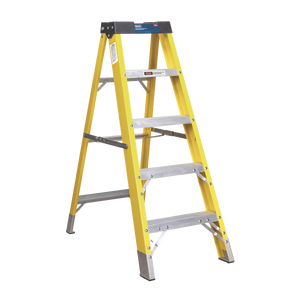 Sealey FSL5 Fibreglass Step Ladder 4-Tread - EN 131