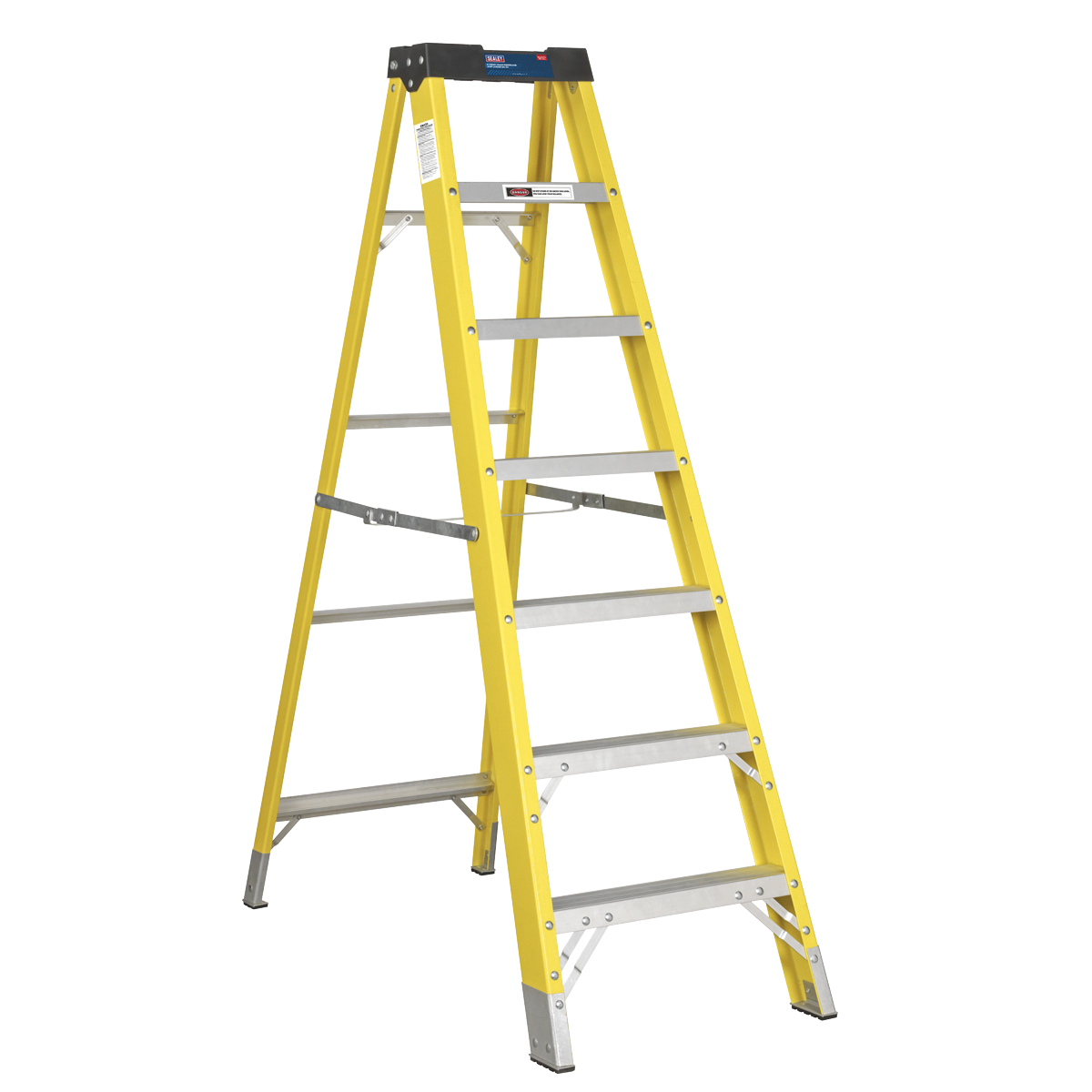 Sealey FSL7 Fibreglass Step Ladder 6-Tread - EN 131