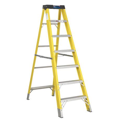 Sealey FSL7 Fibreglass Step Ladder 6-Tread - EN 131