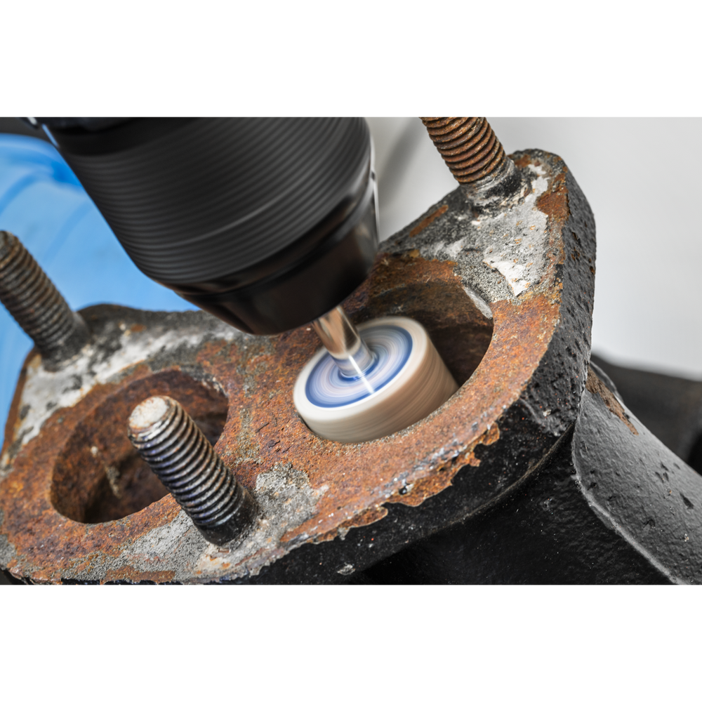 Sealey FW2520405 25 x 20mm Abrasive Flap Wheel with 6mm Shaft 40Grit - Pack of 5 - additional view 4