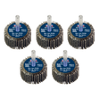 Sealey FW4020ASS 40 x 20mm Abrasive Flap Wheel with 6mm Shaft Assorted Grit - Pack of 5
