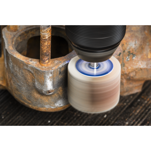 Sealey FW4030ASS 40 x 30mm Abrasive Flap Wheel with 6mm Shaft Assorted Grit - Pack of 5 - additional view 6