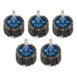 Sealey FW4030ASS 40 x 30mm Abrasive Flap Wheel with 6mm Shaft Assorted Grit - Pack of 5