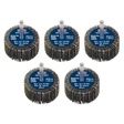 Sealey FW5025605 50 x 25mm Abrasive Flap Wheel with 6mm Shaft 60Grit - Pack of 5