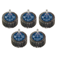 Sealey FW5025ASS 50 x 25mm Abrasive Flap Wheel with 6mm Shaft Assorted Grit - Pack of 5