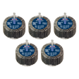 Sealey FW6030ASS 60 x 30mm Abrasive Flap Wheel on 6mm Shaft Assorted Grit - Pack of 5