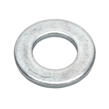 Sealey FWA1224 Zinc Plated Form A Flat Washer M12 x 24mm, DIN 125 - Pack of 100