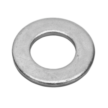 Sealey FWA1428 Zinc Plated Form A Flat Washer M14 x 28mm, DIN 125 - Pack of 50