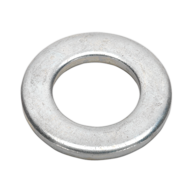 Sealey FWA1630 Zinc Plated Form A Flat Washer M16 x 30mm, DIN 125 - Pack of 50