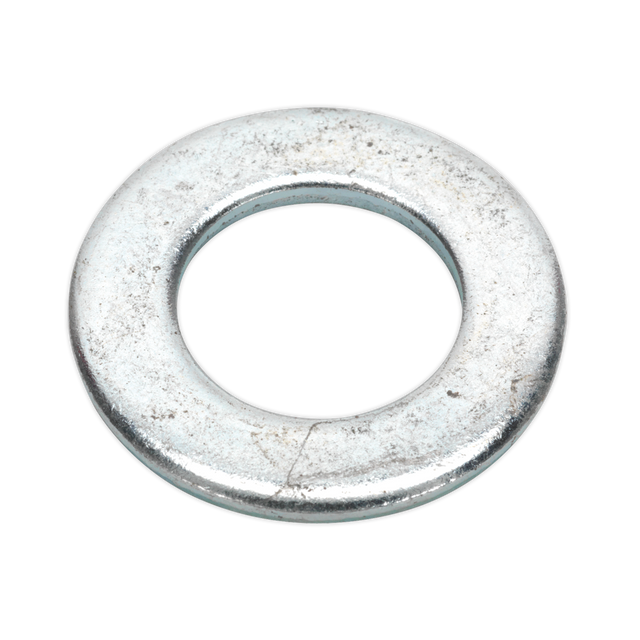 Sealey FWA2037 Zinc Plated Form A Flat Washer M20 x 37mm, DIN 125 - Pack of 50