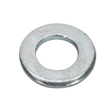 Sealey FWA49 Zinc Plated Form A Flat Washer M4 x 9mm, DIN 125 - Pack of 100