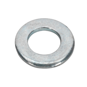 Sealey FWA49 Zinc Plated Form A Flat Washer M4 x 9mm, DIN 125 - Pack of 100