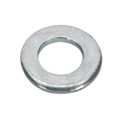 Sealey FWA49 Zinc Plated Form A Flat Washer M4 x 9mm, DIN 125 - Pack of 100
