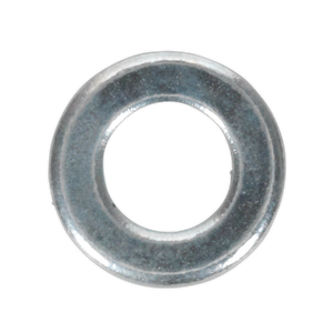 Sealey FWA510 Zinc Plated Form A Flat Washer M5 x 10mm, DIN 125 - Pack of 100 - additional view 2