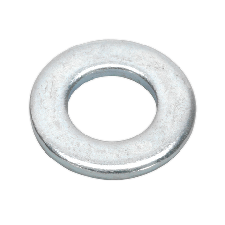 Sealey FWA817 Zinc Plated Form A Flat Washer M8 x 17mm, DIN 125 - Pack of 100