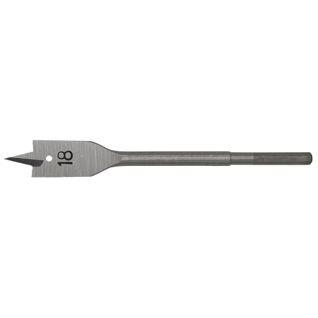 Sealey FWB18 Flat Wood Drill Bit 18mm x 152mm