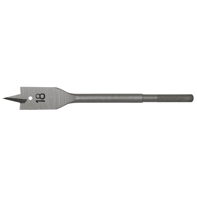 Sealey FWB18 Flat Wood Drill Bit 18mm x 152mm