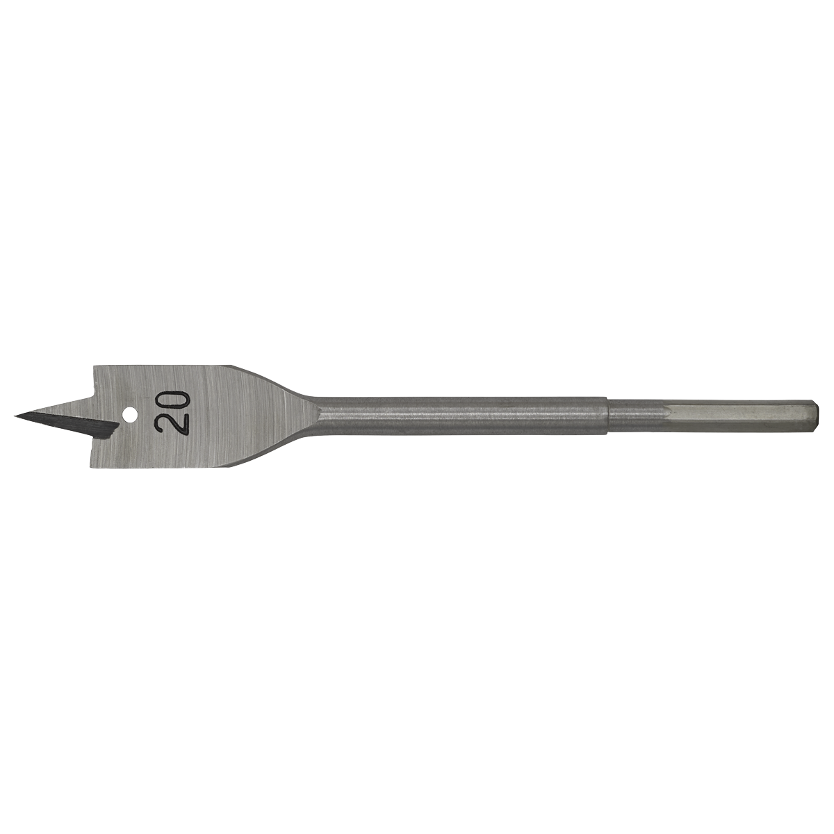 Sealey FWB20 Worksafe® Flat Wood Drill Bit 20mm x 152mm