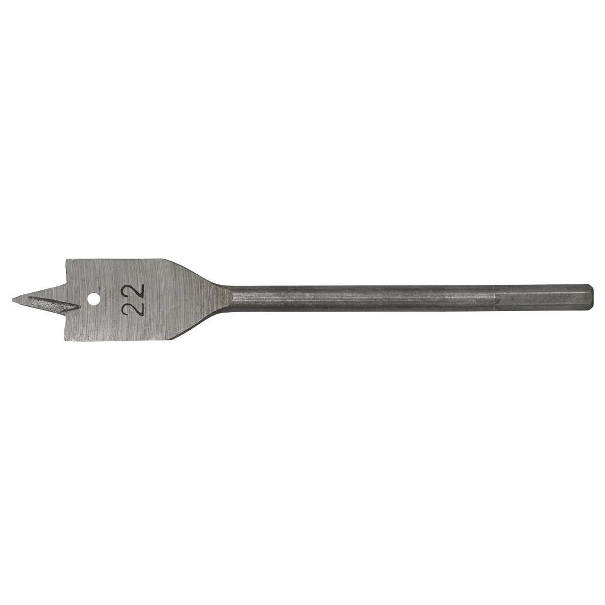 Sealey FWB22 Worksafe® Flat Wood Drill Bit 22mm x 152mm