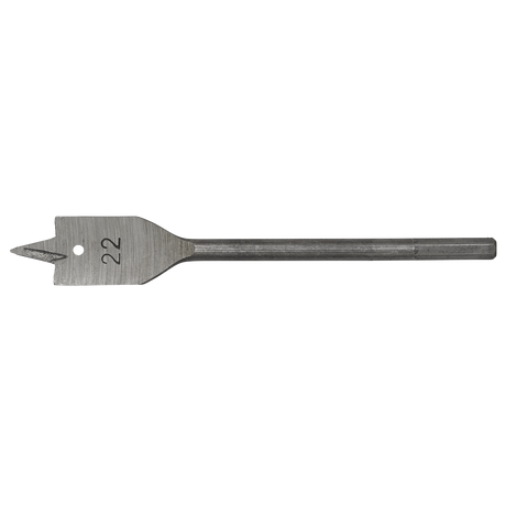 Sealey FWB22 Worksafe® Flat Wood Drill Bit 22mm x 152mm