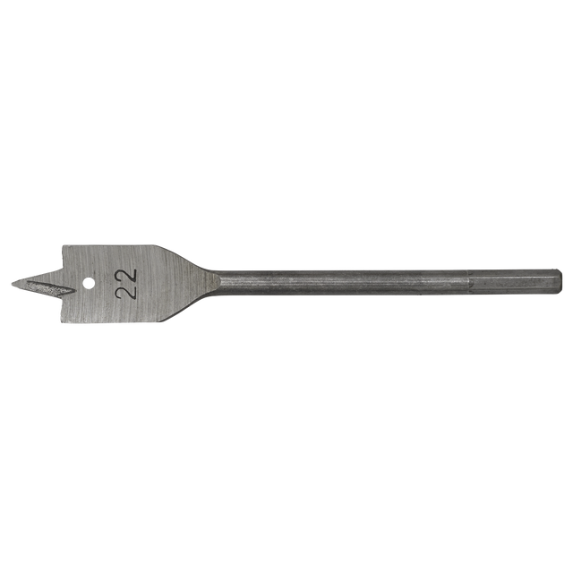 Sealey FWB22 Worksafe® Flat Wood Drill Bit 22mm x 152mm