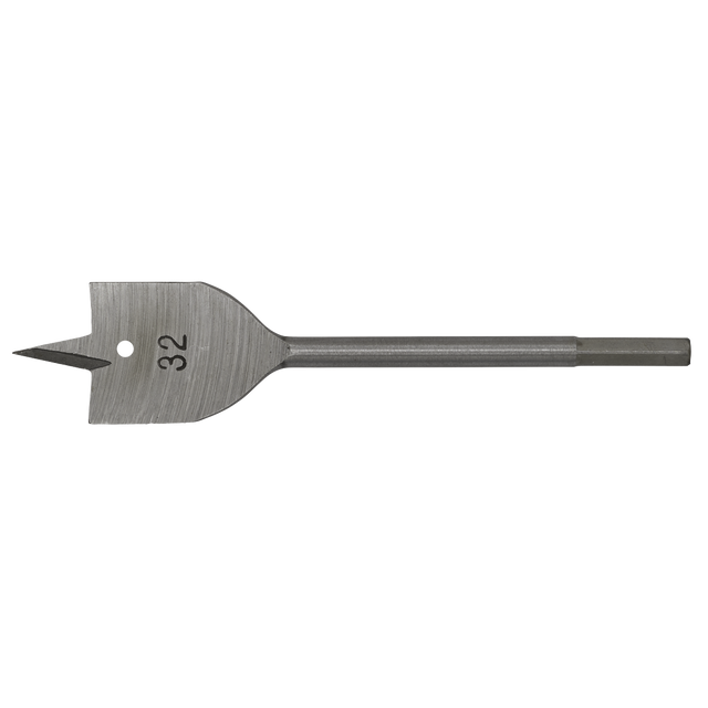 Sealey FWB32 Worksafe® Flat Wood Drill Bit 32mm x 152mm