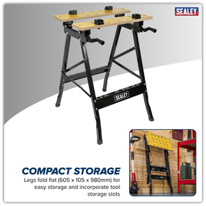 Sealey FWB3 Tilt & Clamp Folding Workbench - additional view 18