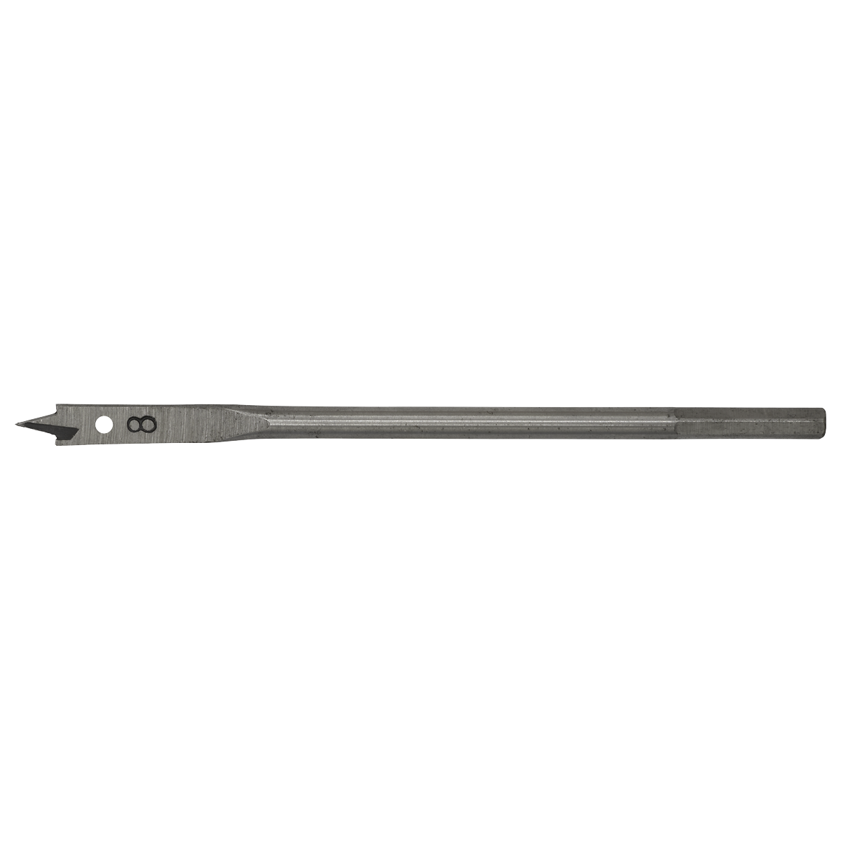 Sealey FWB80 Flat Wood Drill Bit 8mm x 152mm