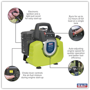 Sealey G1000I 1000W Inverter Generator 2-Stroke Engine 230V - additional view 6