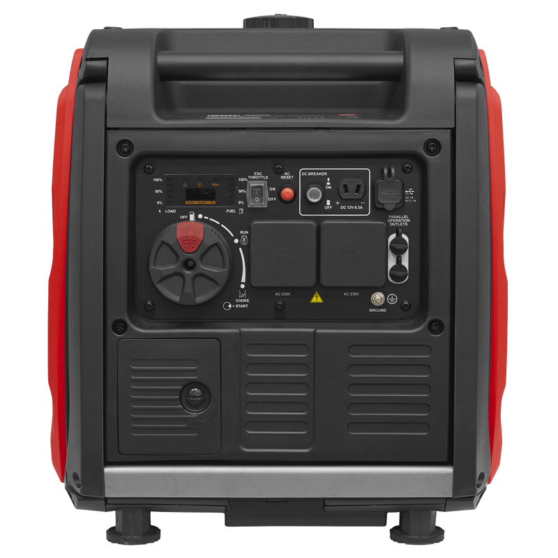 Sealey G3500I 3500W Inverter Generator 4-Stroke Engine 230V - additional view 8
