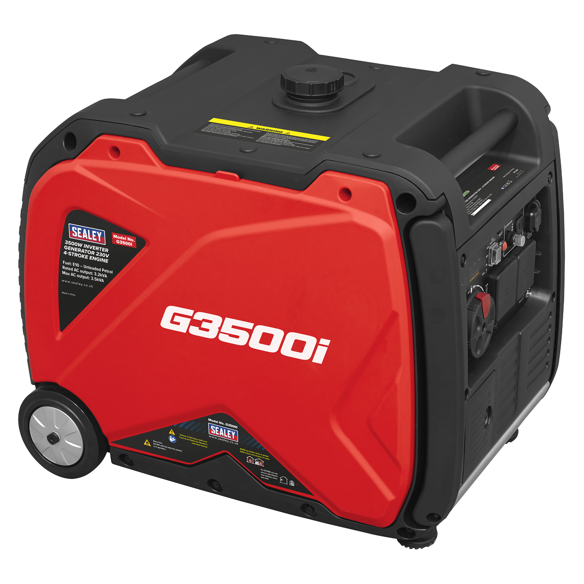Sealey G3500I 3500W Inverter Generator 4-Stroke Engine 230V - additional view 2