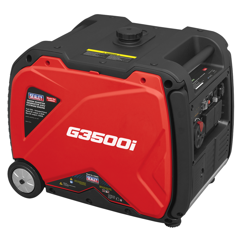 Sealey G3500I 3500W Inverter Generator 4-Stroke Engine 230V - additional view 2